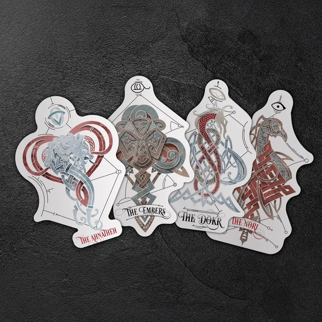 Luminosity LUX Stickers Black Ink Branded