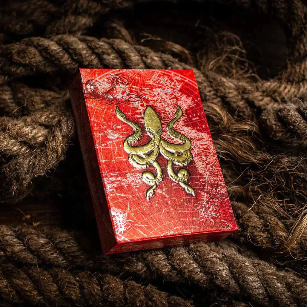 Kraken Playing Cards - Calypso Black Ink Branded