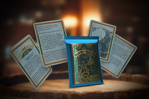Blood and Brine Booster Pack with custom illustrated lore cards
