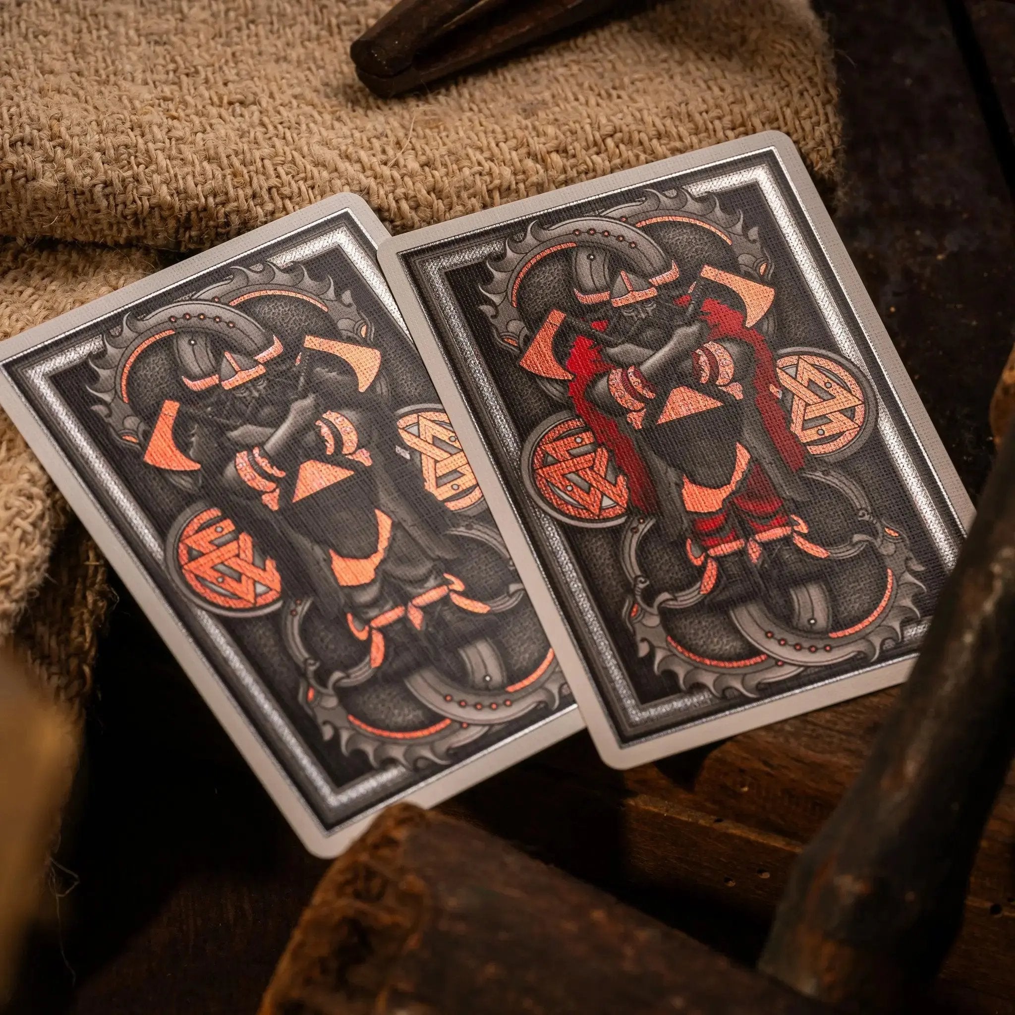 Forged - Midgard's Revenge-Red Gilded Black Ink Branded