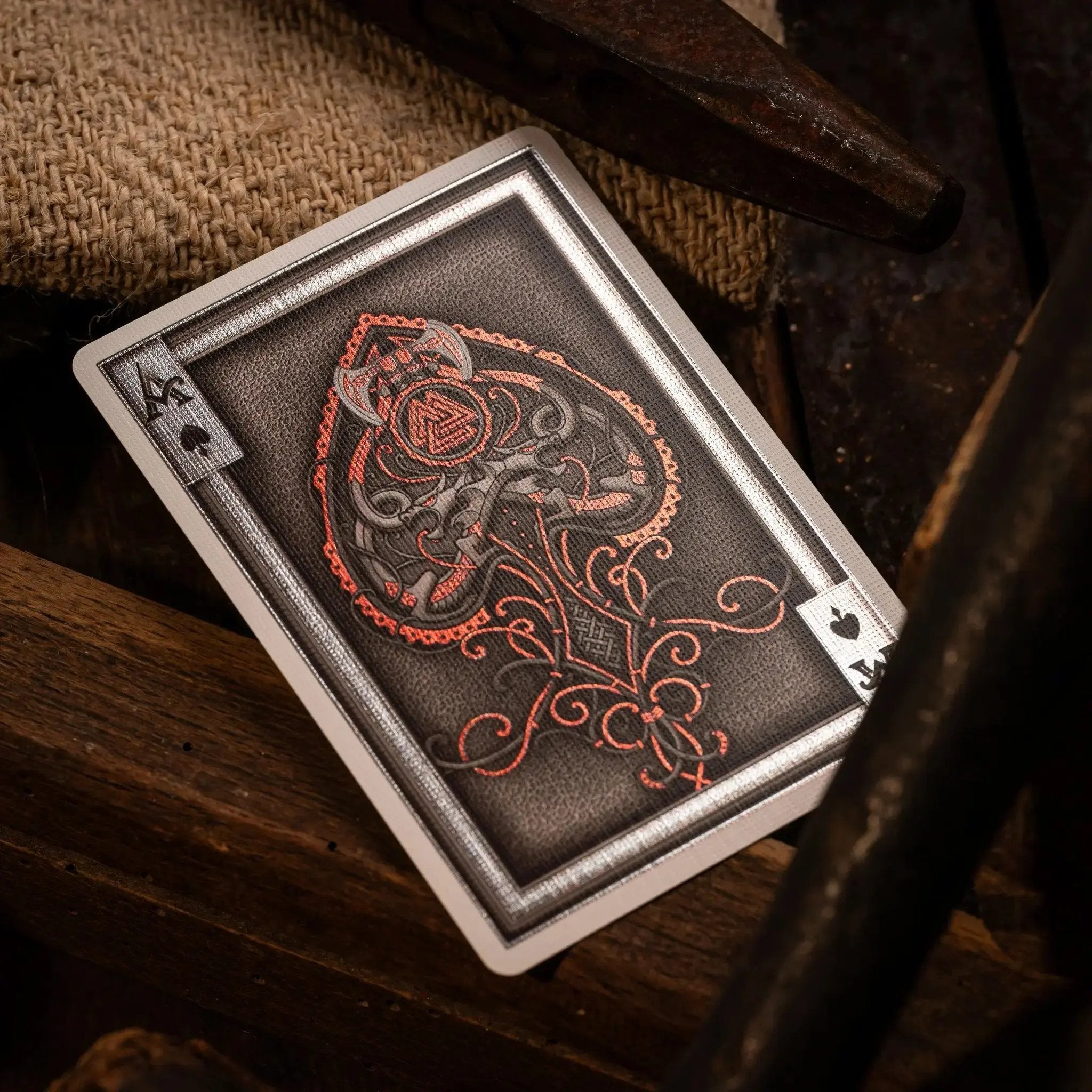 Forged - Midgard's Revenge-Red Gilded Black Ink Branded