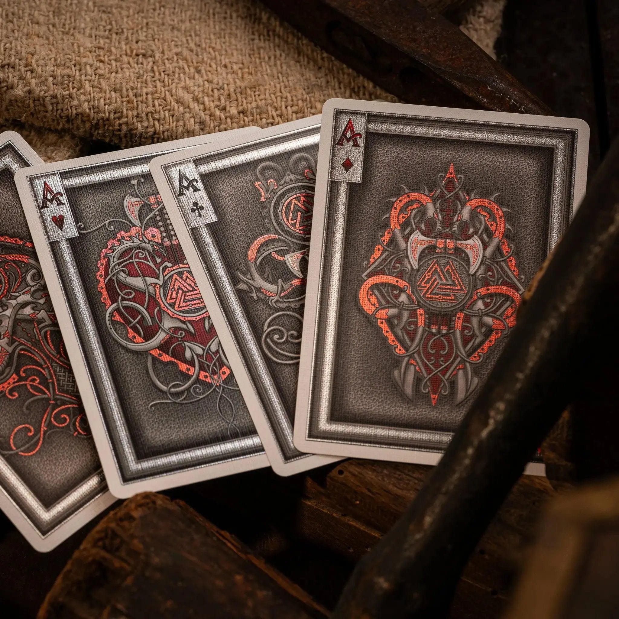 Forged - Midgard's Revenge-Red Gilded Black Ink Branded