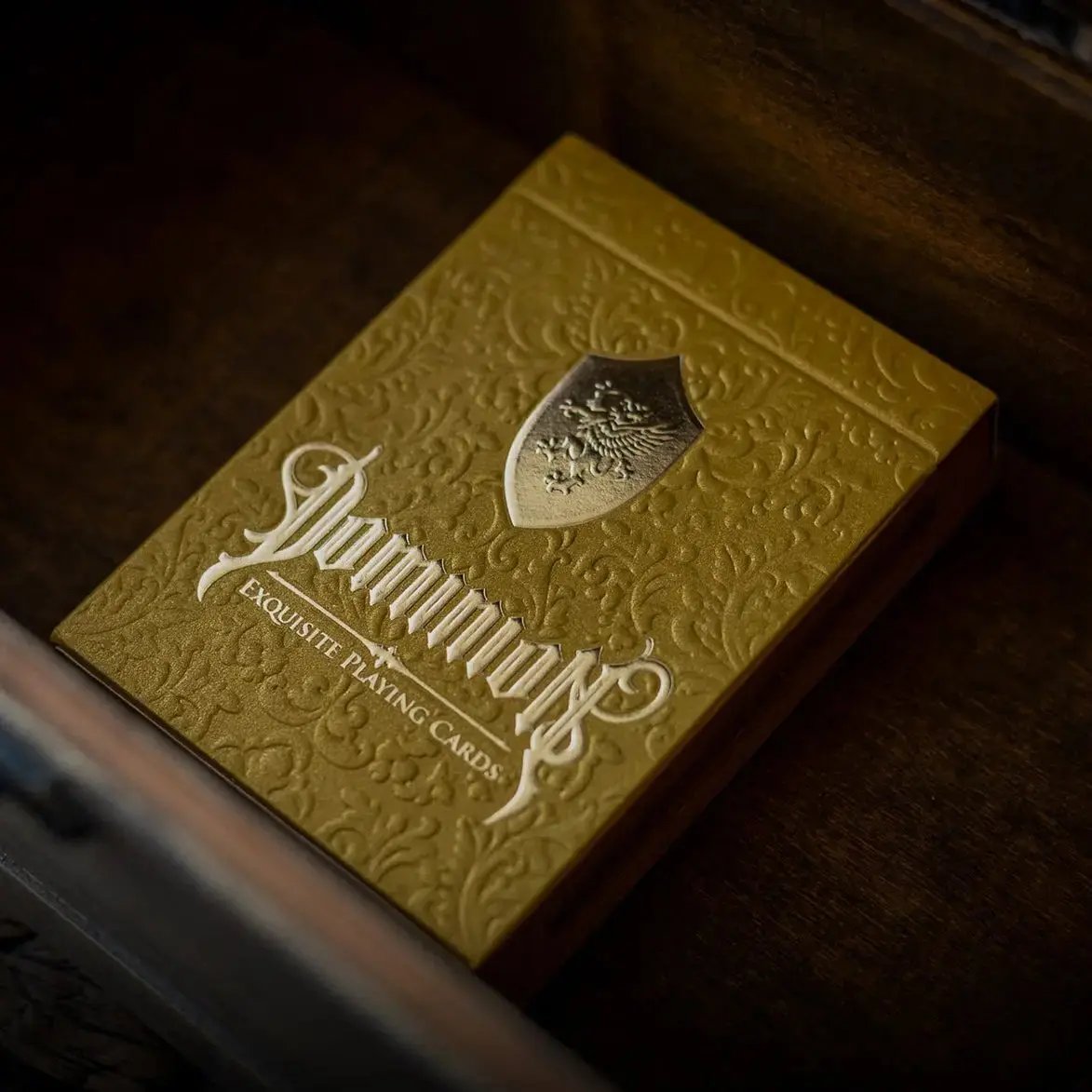 Dominion Playing Cards Black Ink Branded
