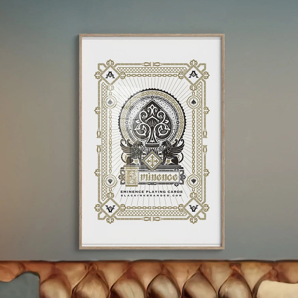 Eminence Custom Wall Art Black Ink Branded