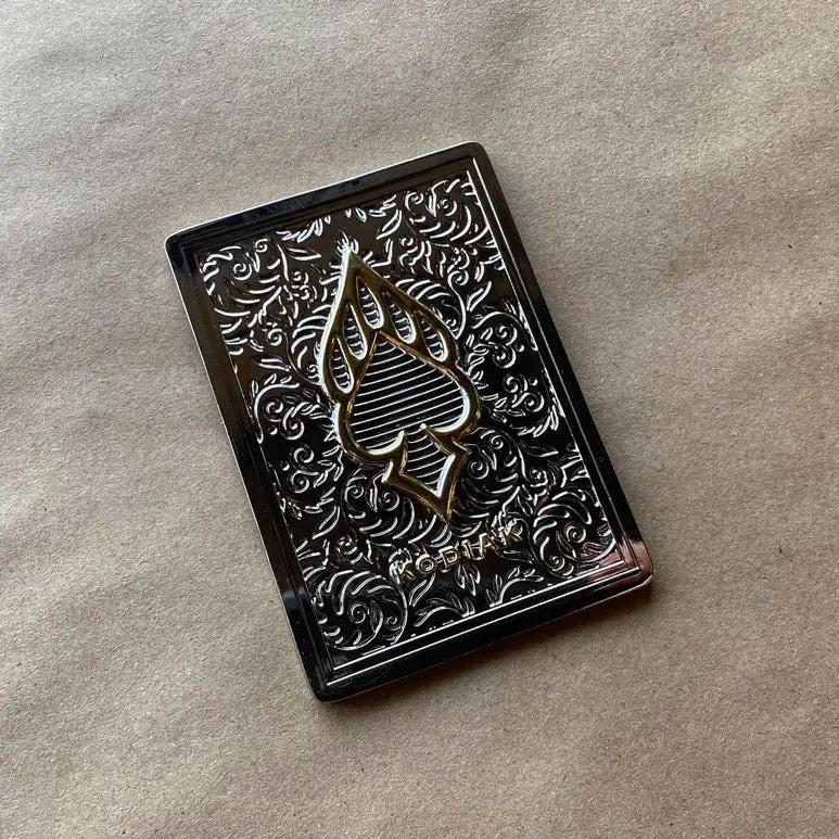 Kodiak Metal Card Black Ink Branded