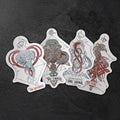 Luminosity LUX Stickers Black Ink Branded