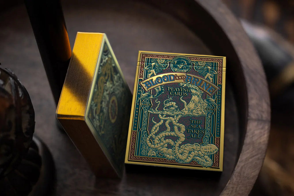 Blood and Brine Gold Gilded Edition gold card edges