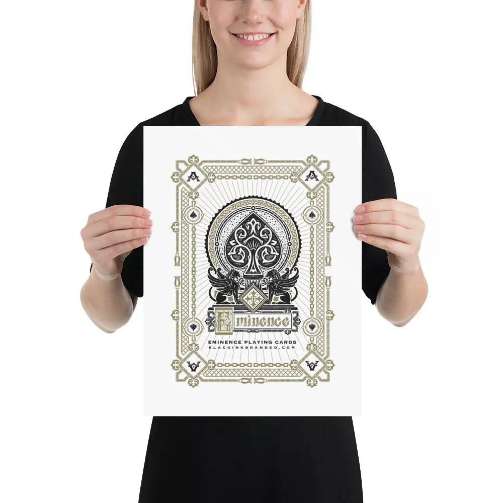 Eminence Custom Wall Art Black Ink Branded