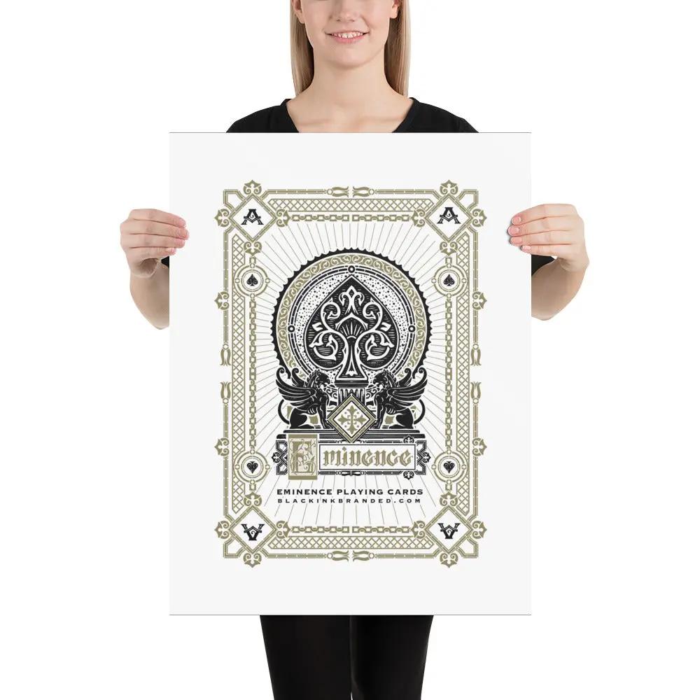 Eminence Custom Wall Art Black Ink Branded