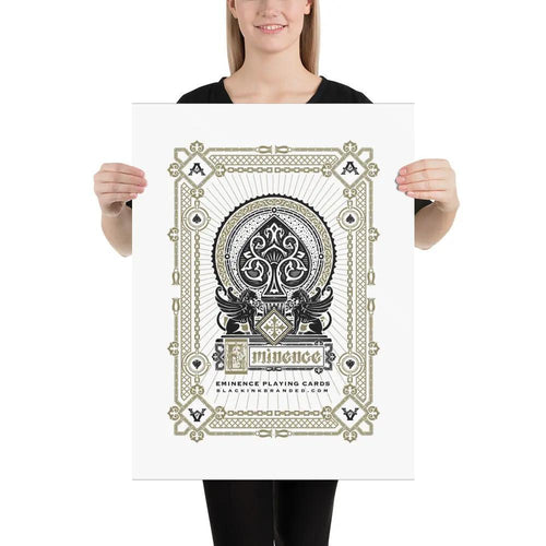 Eminence Custom Wall Art Black Ink Branded