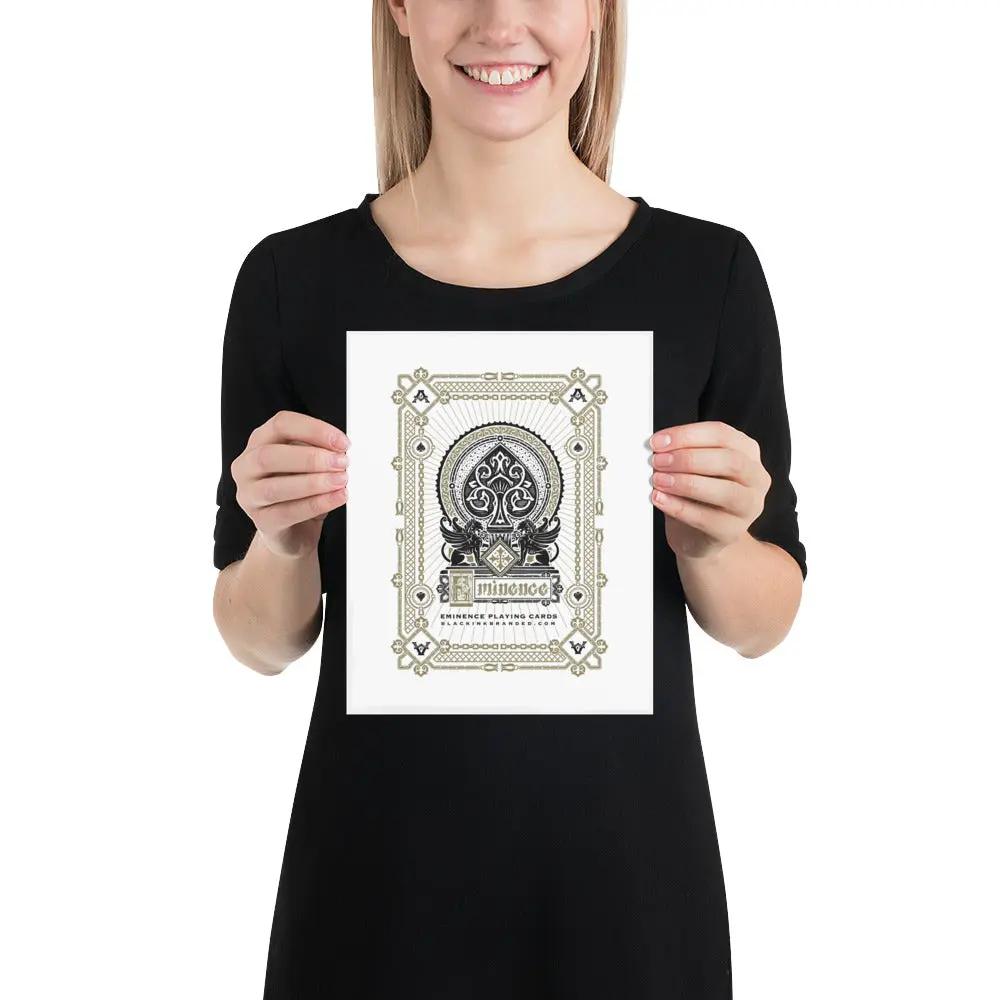 Eminence Custom Wall Art Black Ink Branded