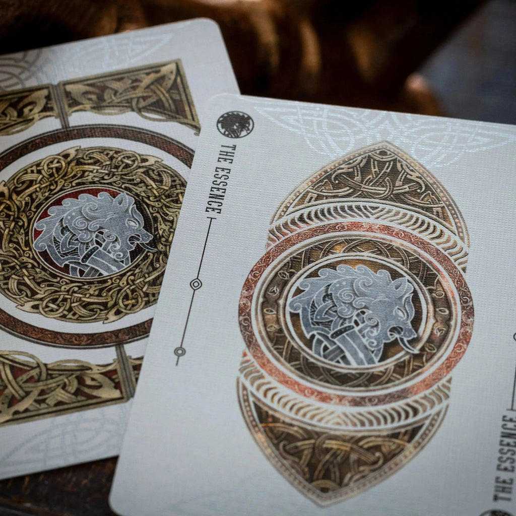 Luminosity LUX Gilded Edition deck featuring intricate card designs with metallic accents