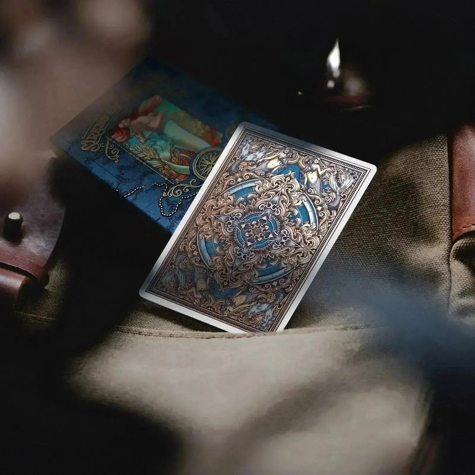 Sirens Nymphs playing cards with intricate designs showcasing art and fantasy themes