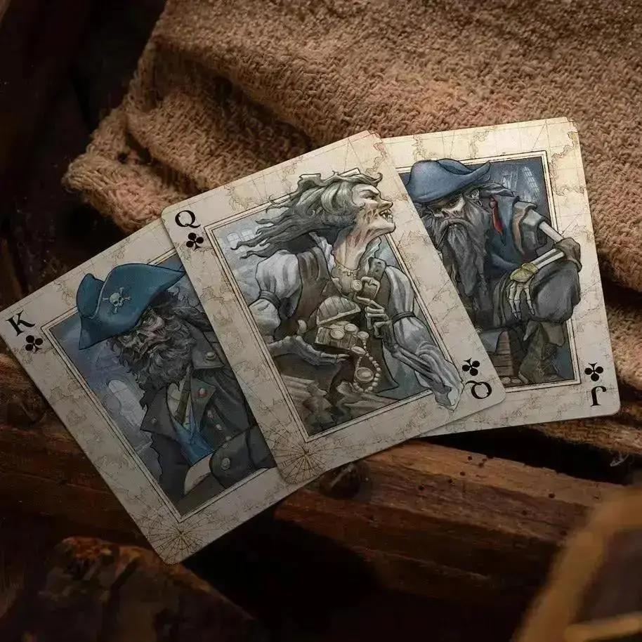 Sirens Nymphs playing cards featuring detailed pirate illustrations for games and collectors