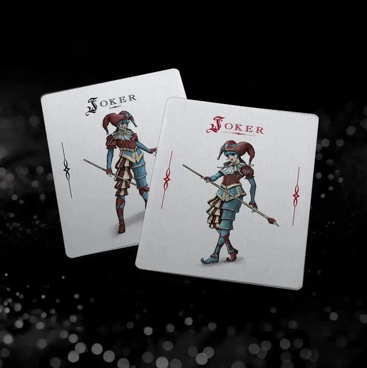 Sovereign luxury playing cards featuring decorative Joker cards with a playful design