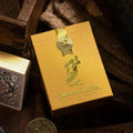 Sirens Dabloons Edition playing cards featuring gold foil accents and ornate packaging