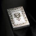 Stone Garden Second Edition playing cards in ornate white packaging with intricate design