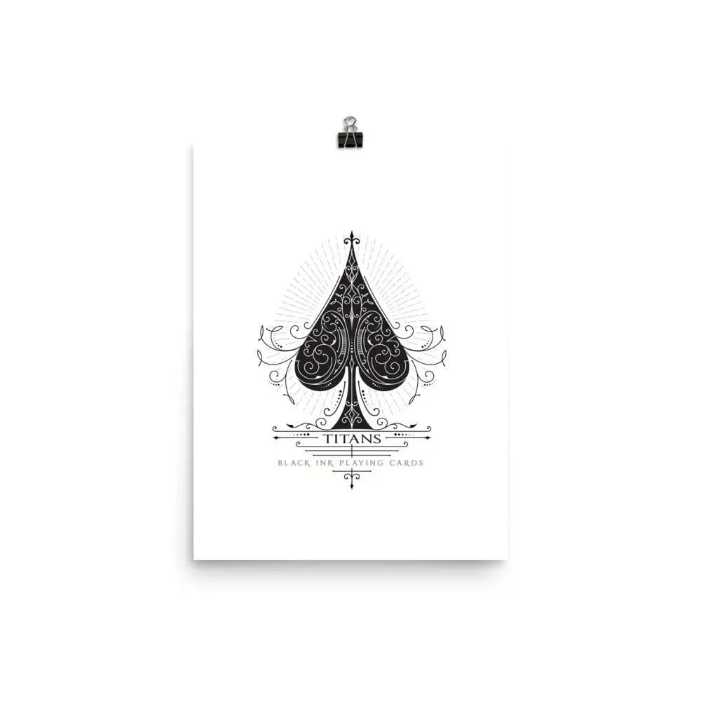 Titans Ace of Spades Art Print